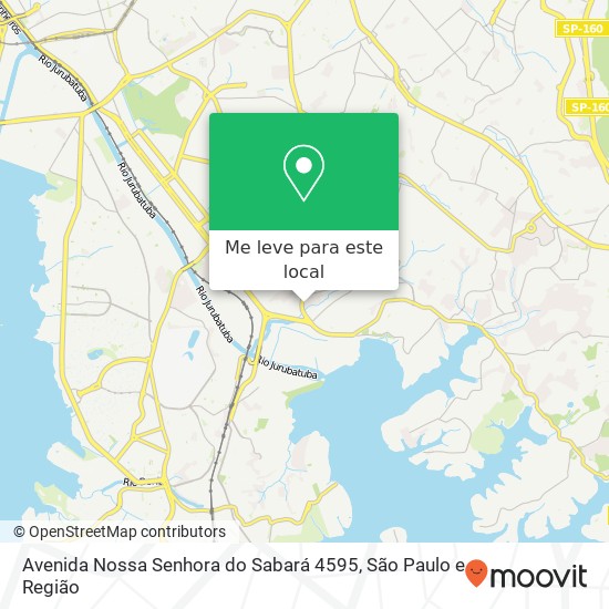 Avenida Nossa Senhora do Sabará  4595 mapa