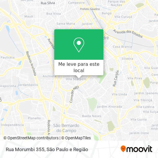 Rua Morumbi 355 mapa