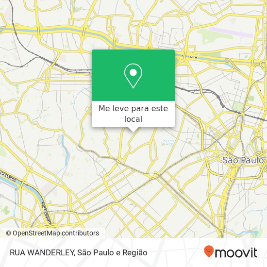 RUA WANDERLEY mapa