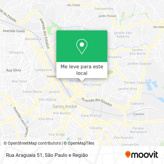 Rua Araguaia  51 mapa