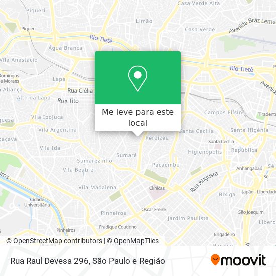 Rua Raul Devesa 296 mapa