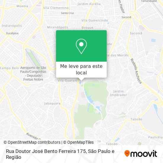 Rua Doutor José Bento Ferreira 175 mapa