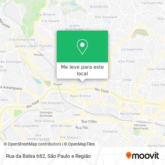 Rua da Balsa  682 mapa