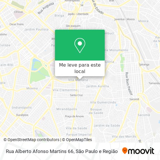 Rua Alberto Afonso Martins 66 mapa