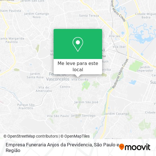 Empresa Funeraria Anjos da Previdencia mapa