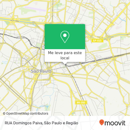 RUA Domingos Paiva mapa