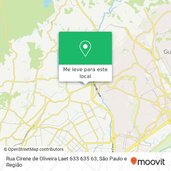 Rua Cirene de Oliveira Laet 633 635 63 mapa