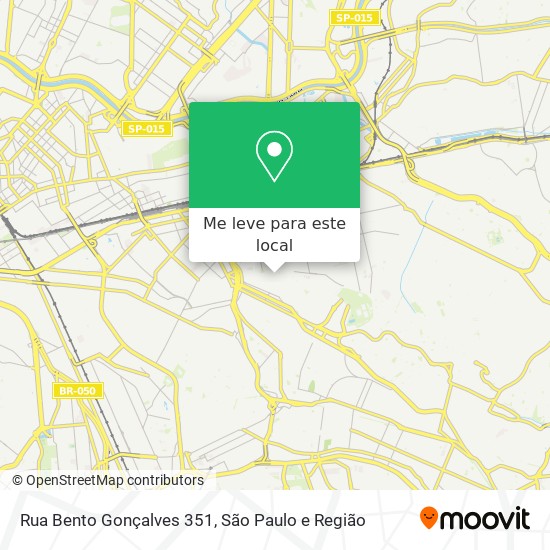 Rua Bento Gonçalves  351 mapa