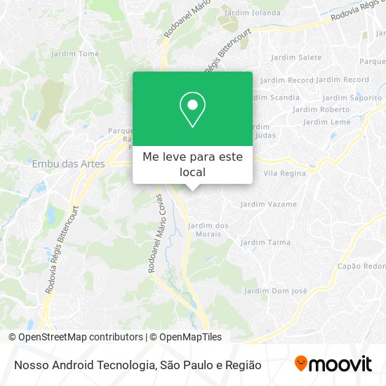 Nosso Android Tecnologia mapa