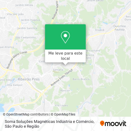 Soma Soluções Magnéticas Indústria e Comércio mapa