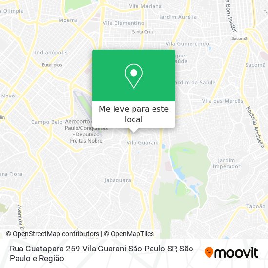 Rua Guatapara  259   Vila Guarani   São Paulo   SP mapa