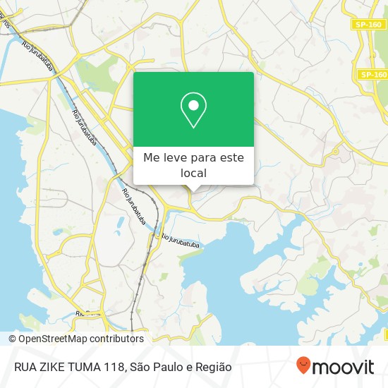 RUA ZIKE TUMA 118 mapa