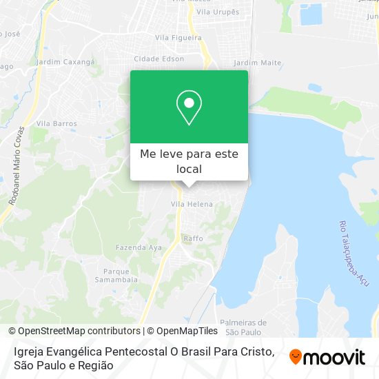 Igreja Evangélica Pentecostal O Brasil Para Cristo mapa
