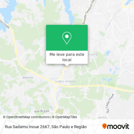 Rua Sadamu Inoue 2667 mapa