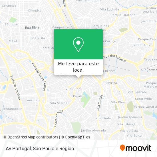 Av Portugal mapa