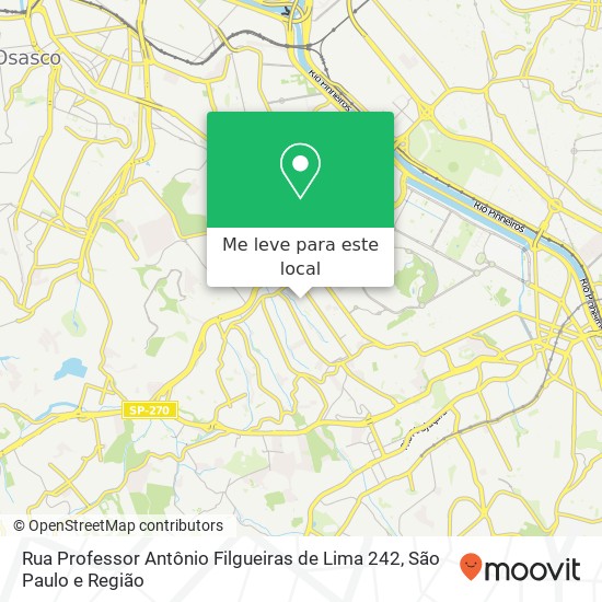 Rua Professor Antônio Filgueiras de Lima 242 mapa