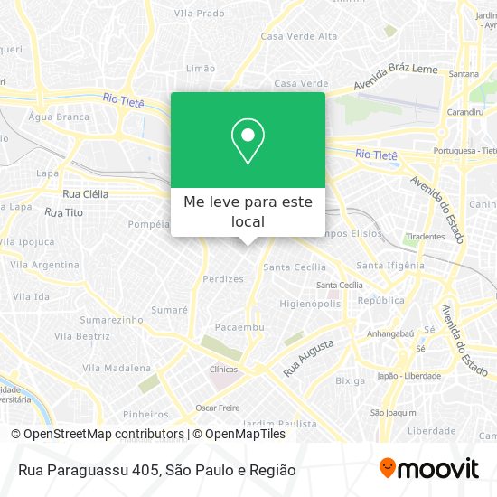 Rua Paraguassu 405 mapa
