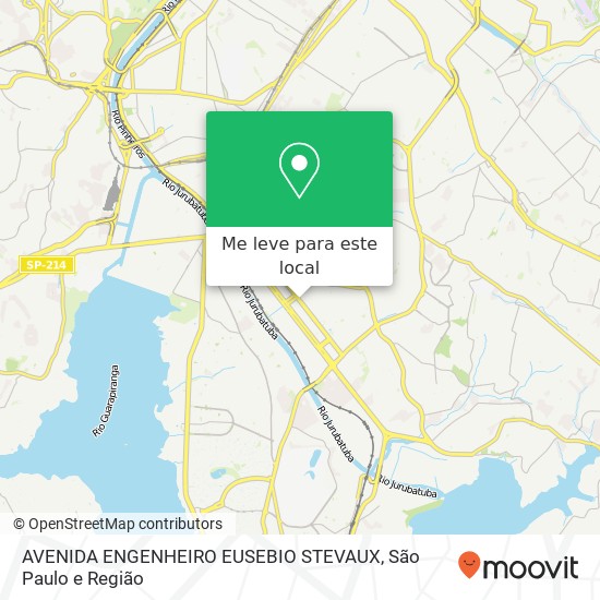 AVENIDA ENGENHEIRO EUSEBIO STEVAUX mapa