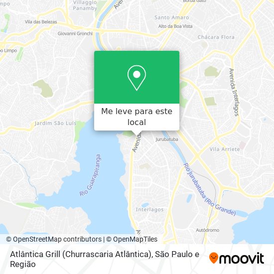Atlântica Grill (Churrascaria Atlântica) mapa