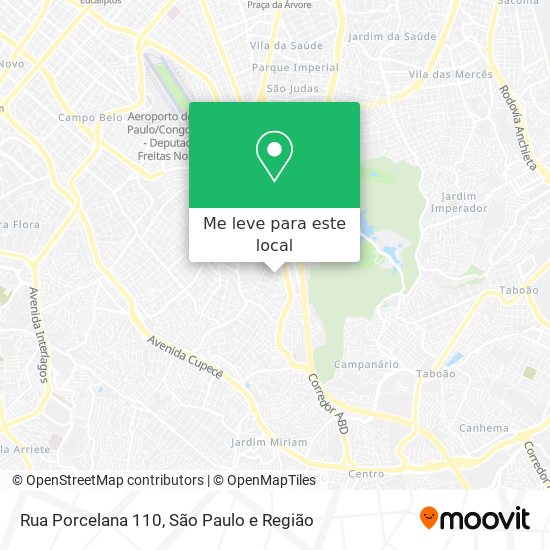 Rua Porcelana 110 mapa