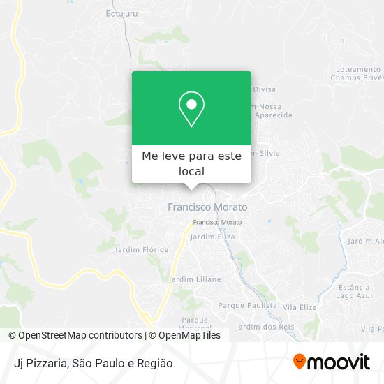 Jj Pizzaria mapa