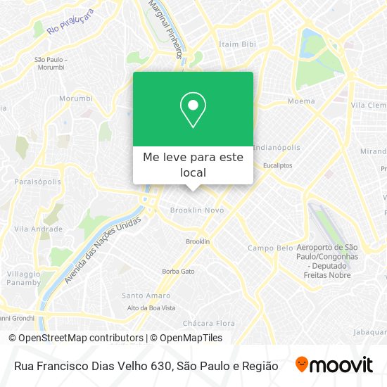 Rua Francisco Dias Velho 630 mapa