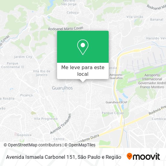 Avenida Ismaela Carbonel 151 mapa