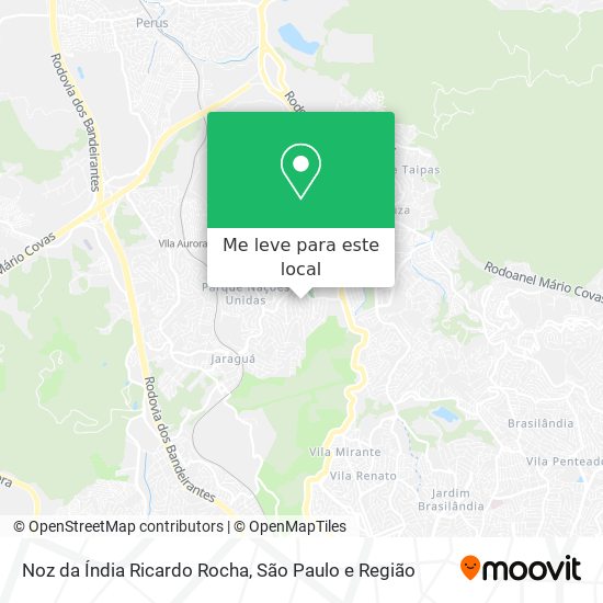 Noz da Índia Ricardo Rocha mapa