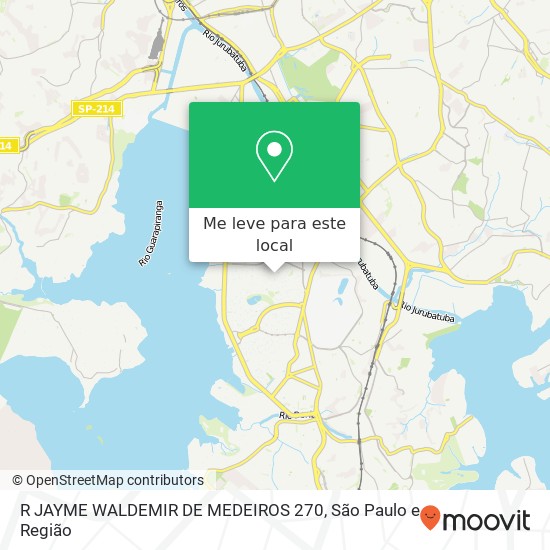 R JAYME WALDEMIR DE MEDEIROS 270 mapa