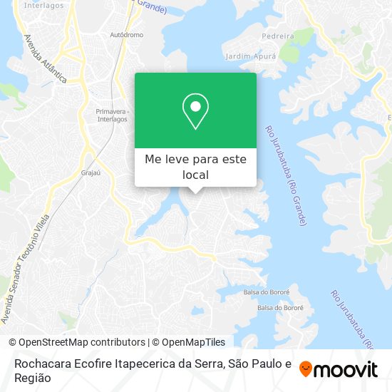 Rochacara Ecofire Itapecerica da Serra mapa