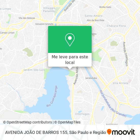 AVENIDA JOÃO DE BARROS  155 mapa