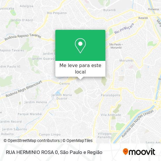 RUA HERMINIO ROSA 0 mapa