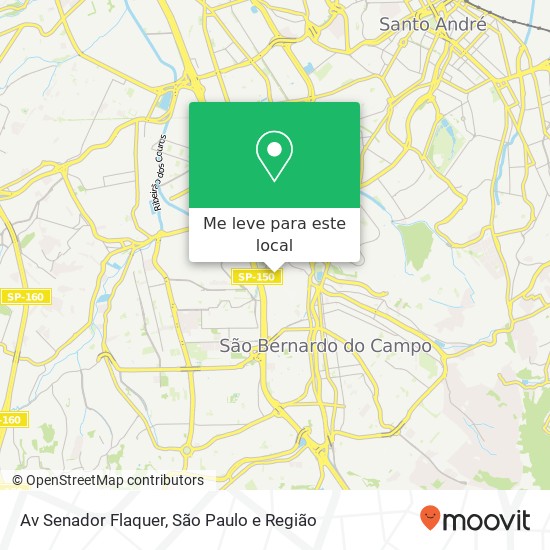 Av Senador Flaquer mapa