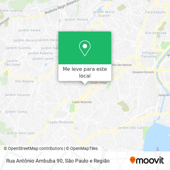 Rua Antônio Ambuba 90 mapa