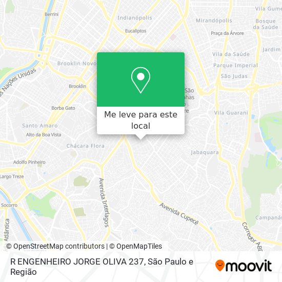 R ENGENHEIRO JORGE OLIVA 237 mapa