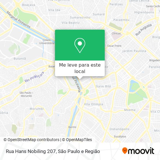 Rua Hans Nobiling 207 mapa