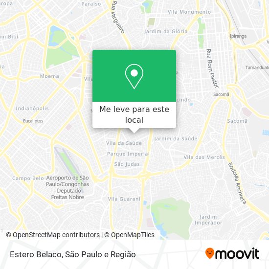 Estero Belaco mapa