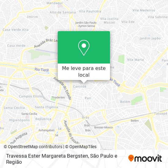 Travessa Ester Margareta Bergsten mapa