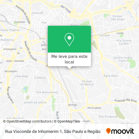 Rua Visconde de Inhomerim 1 mapa