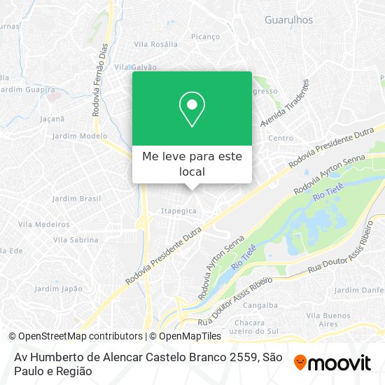 Av Humberto de Alencar Castelo Branco 2559 mapa