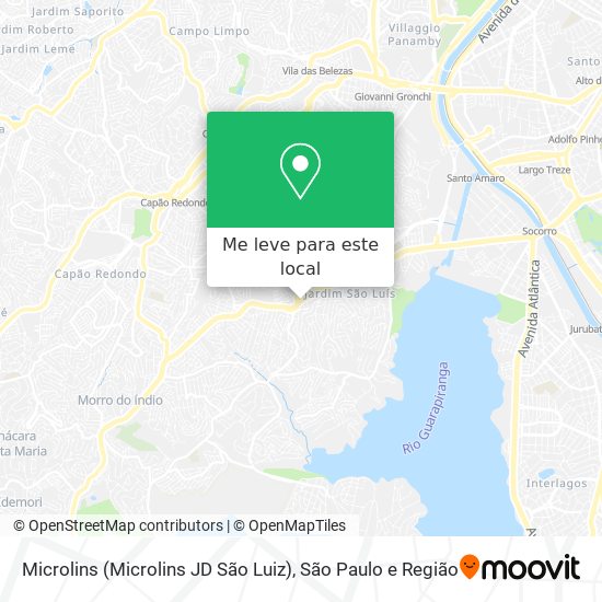 Microlins (Microlins JD São Luiz) mapa