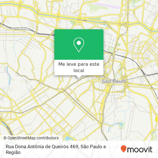 Rua Dona Antônia de Queirós 469 mapa