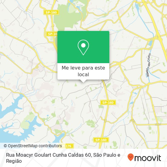 Rua Moacyr Goulart Cunha Caldas  60 mapa