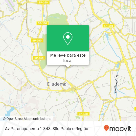 Av  Paranapanema  1 343 mapa