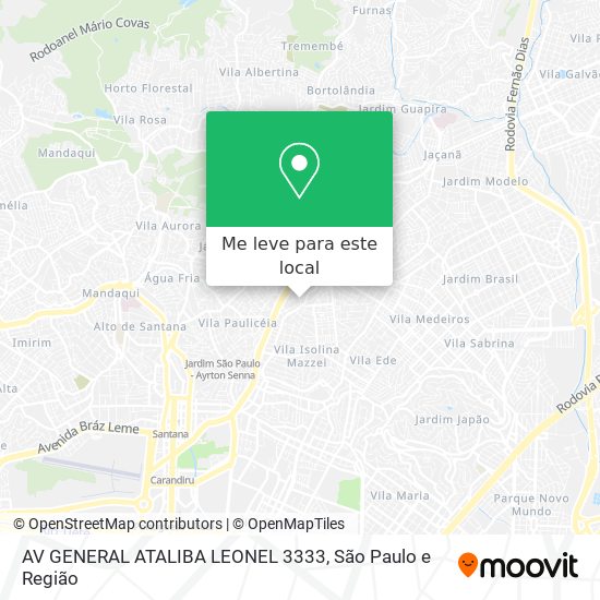 AV GENERAL ATALIBA LEONEL 3333 mapa