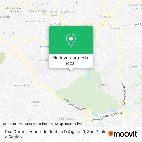 Rua Coronel Albert de Rochas D Aiglum 0 mapa