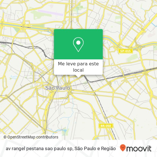 av rangel pestana  sao paulo  sp mapa