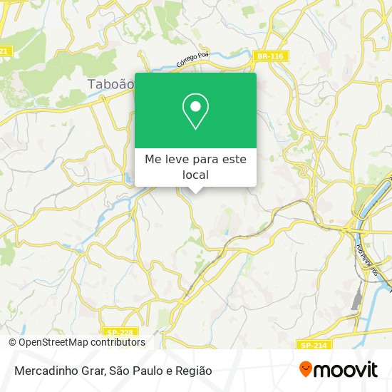 Mercadinho Grar mapa