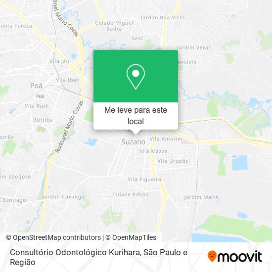 Consultório Odontológico Kurihara mapa