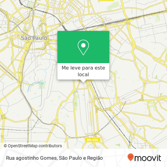 Rua agostinho Gomes mapa